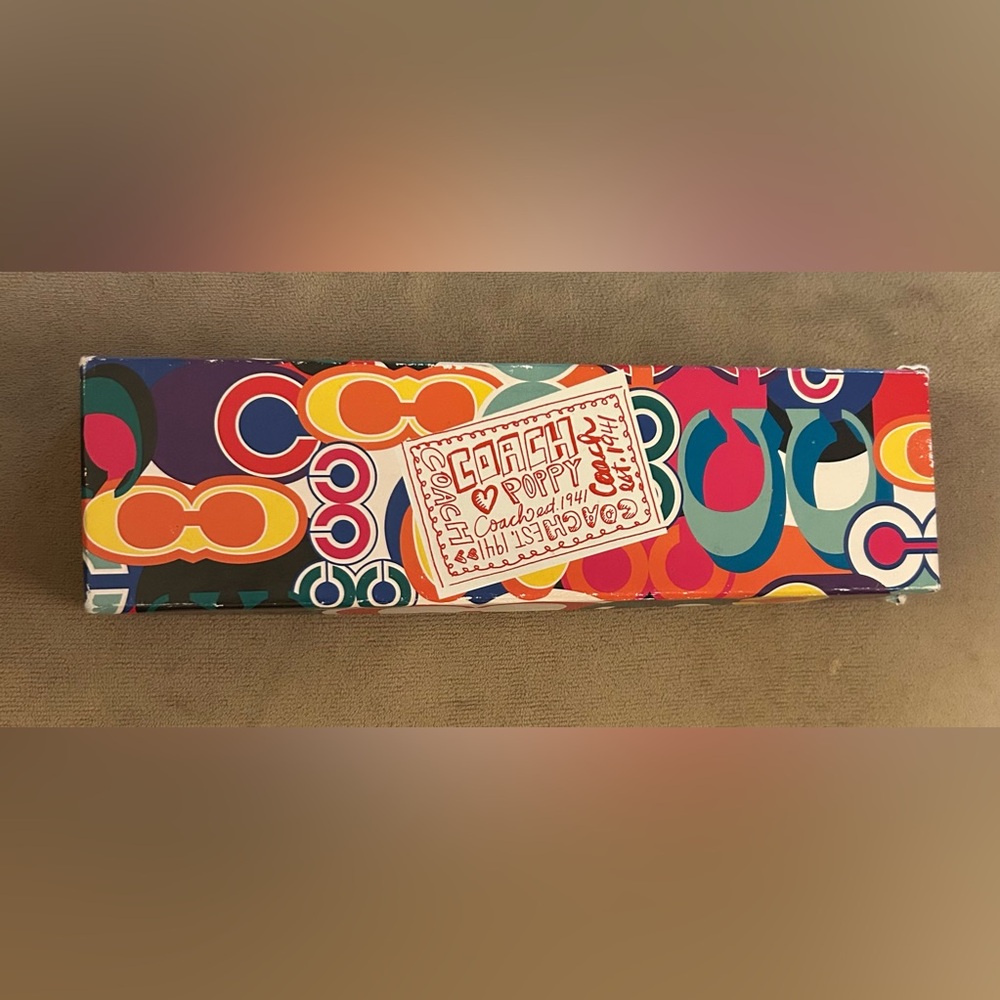 Coach Colorful Patterned Box